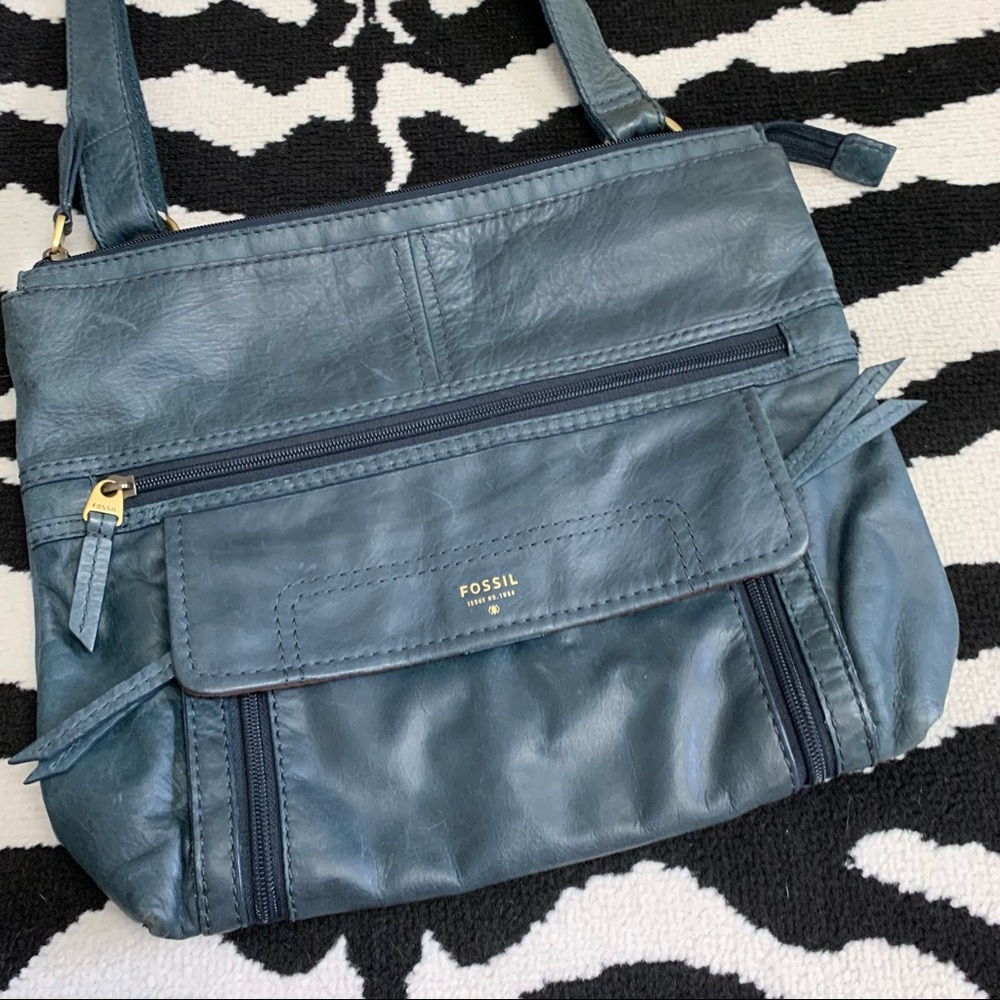 Fossil Aspen Traveler Crossbody Shoulder Bag
